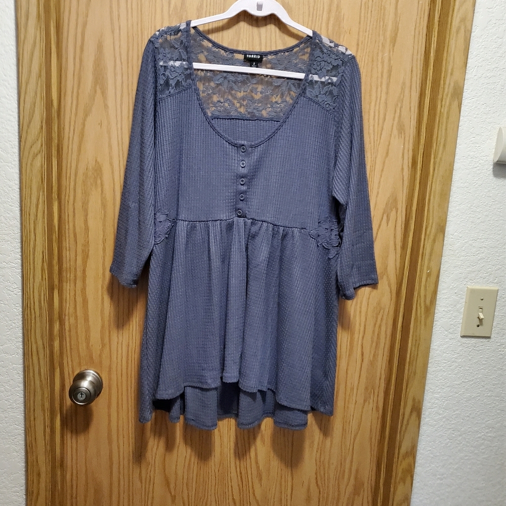TORRID babydoll top